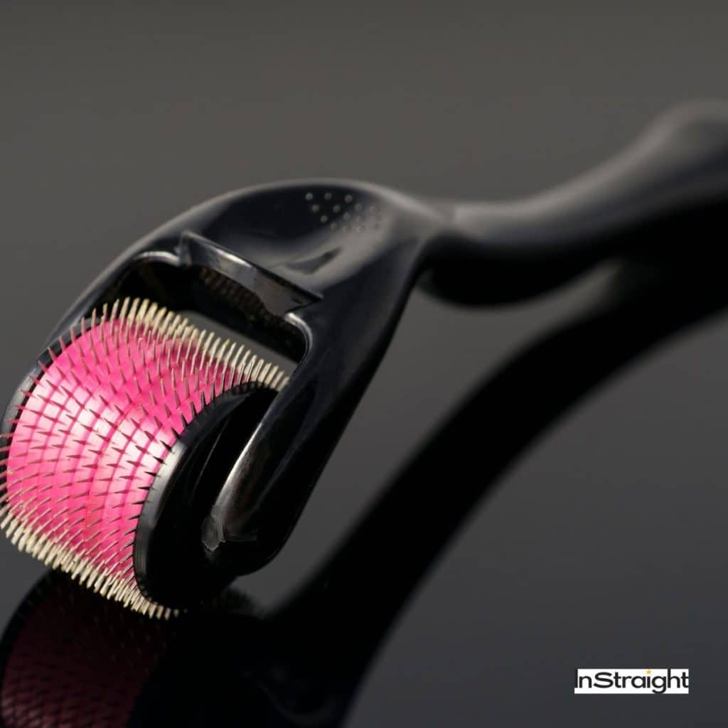 A picture showing derma roller